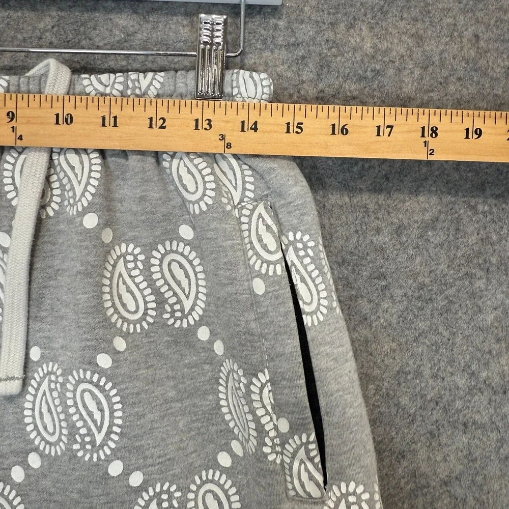 Collect & Select Shorts Mens Medium Paisley Print Drawstring Fleece‎ Sweat 4.5